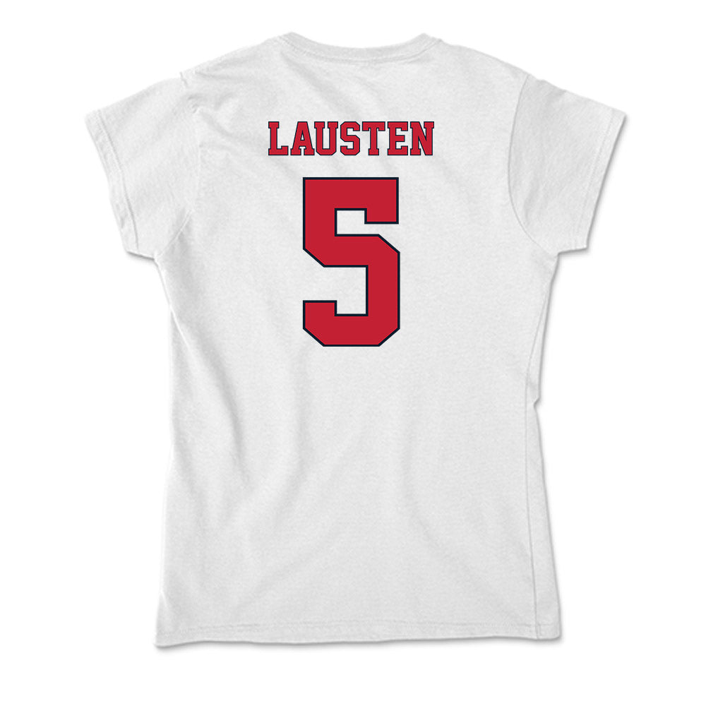 St. Johns - NCAA Baseball : Aj Lausten - Soft Style Women’s T-Shirt-1