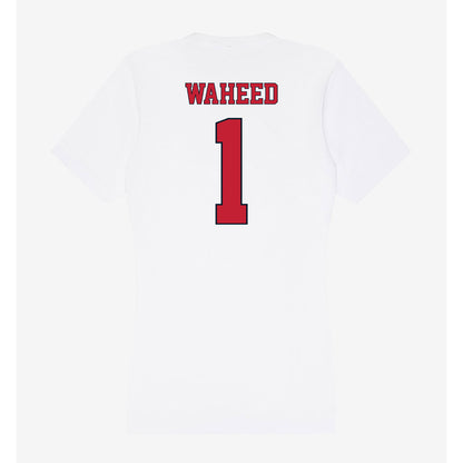 St. Johns - NCAA Women's Basketball : Beautiful Waheed - Women's V-Neck T-Shirt-1