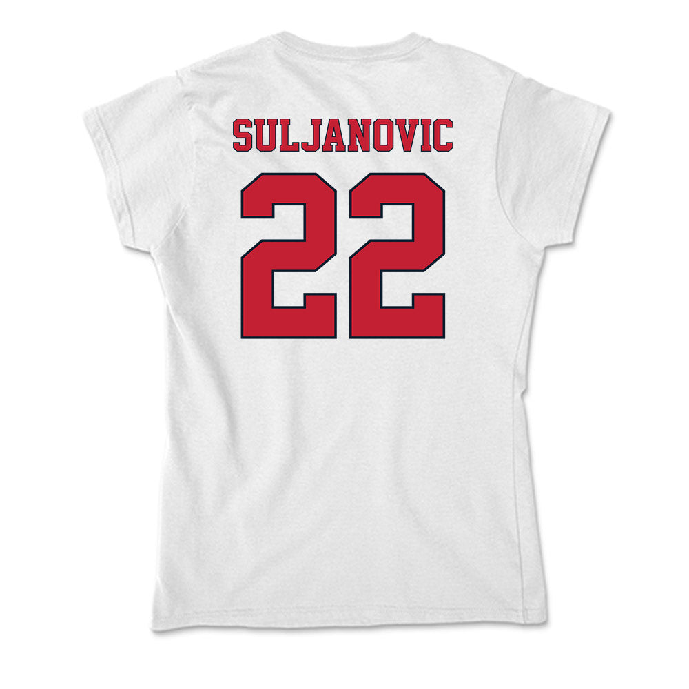 St. Johns - NCAA Men's Basketball : Imran Suljanovic - Soft Style Women’s T-Shirt-1