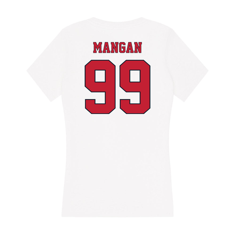 St. Johns - NCAA Men's Lacrosse : Luke Mangan - Women's V-Neck T-Shirt-1
