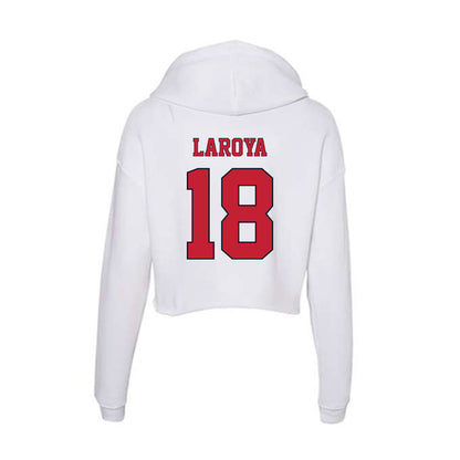 St. Johns - NCAA Softball : Mya Laroya - Women's Crop Fleece Hoodie-1
