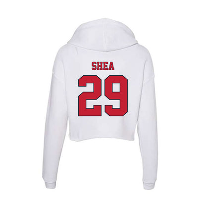 St. Johns - NCAA Baseball : Kieran Shea - Women's Crop Fleece Hoodie-1