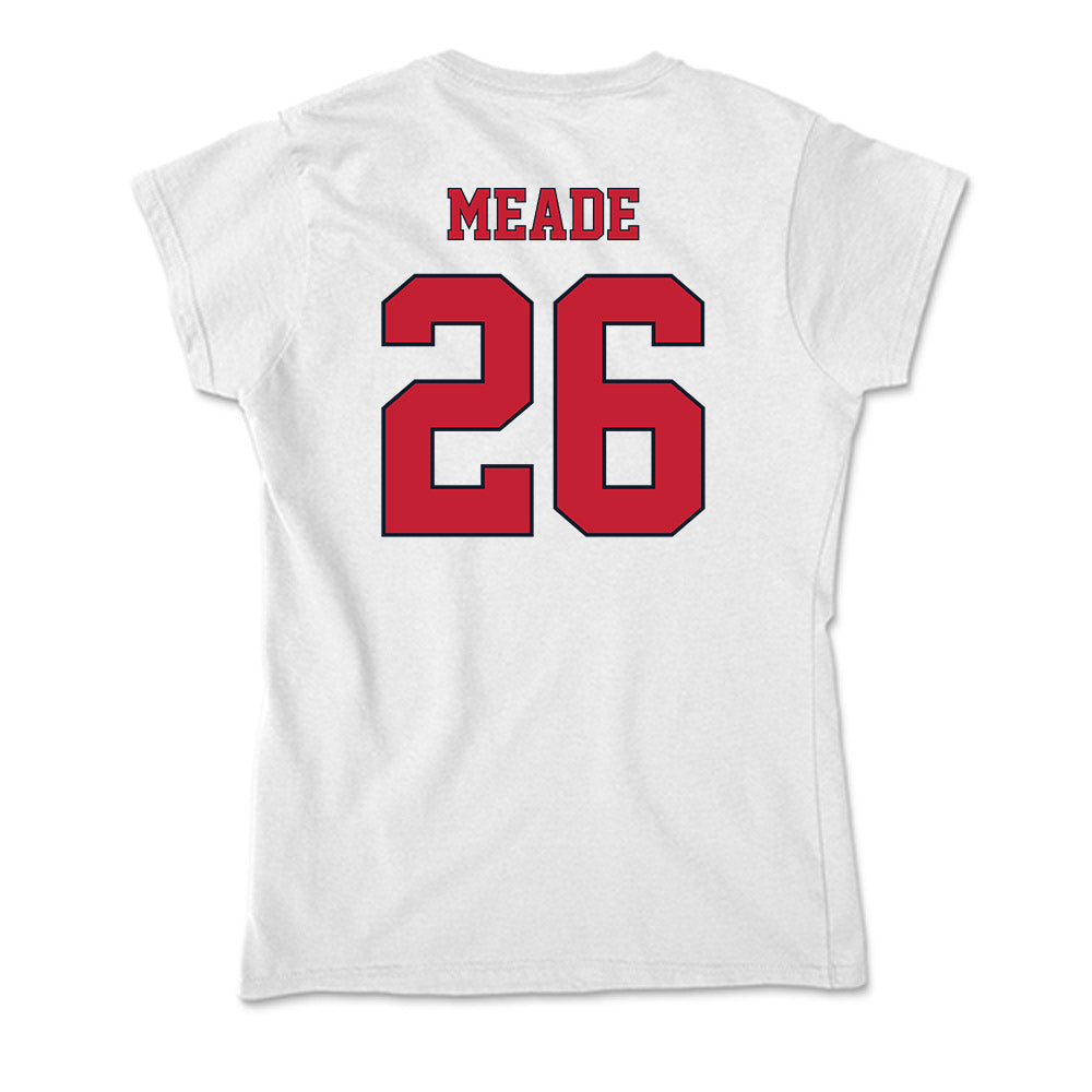 St. Johns - NCAA Men's Lacrosse : Tyson Meade - Soft Style Women’s T-Shirt-1