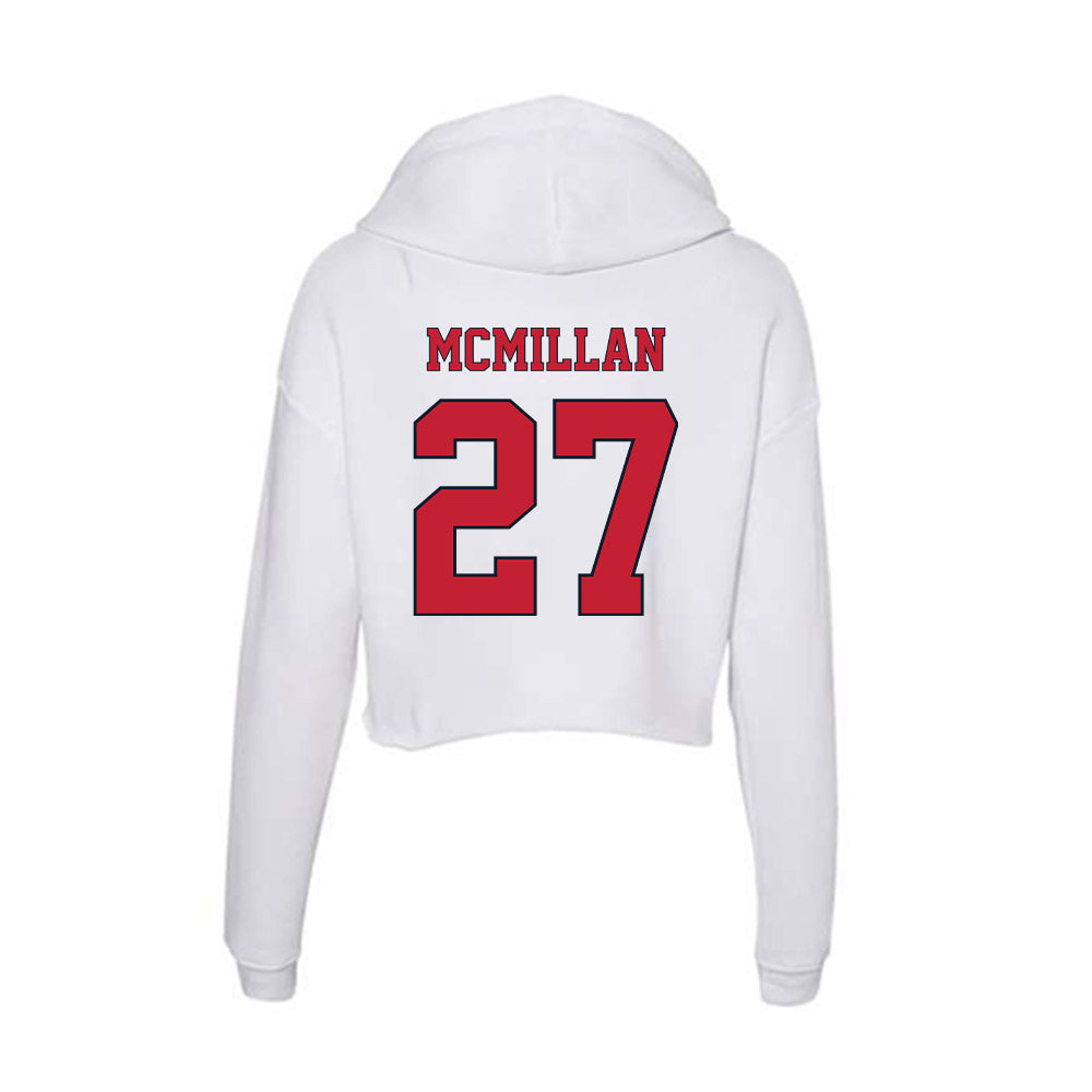 St. Johns - NCAA Baseball : Shaun McMillan - Women's Crop Fleece Hoodie-1