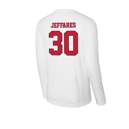 St. Johns - NCAA Men's Lacrosse : AJ Jeffares - Activewear Long Sleeve T-Shirt-1