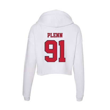 St. Johns - NCAA Men's Lacrosse : Noah Plenn - Women's Crop Fleece Hoodie-1