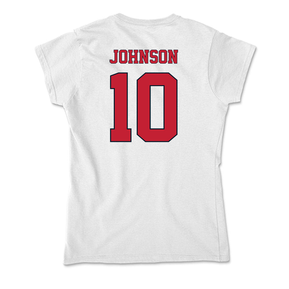 St. Johns - NCAA Baseball : Dylan Johnson - Soft Style Women’s T-Shirt-1