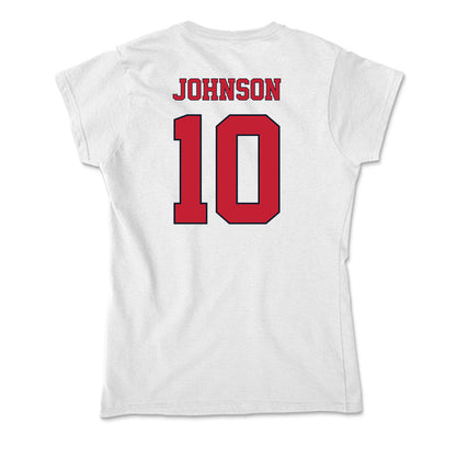 St. Johns - NCAA Baseball : Dylan Johnson - Soft Style Women’s T-Shirt-1