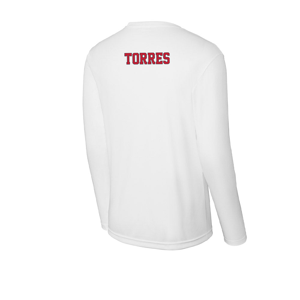 St. Johns - NCAA Women's Track & Field : Mia Torres - Activewear Long Sleeve T-Shirt-1