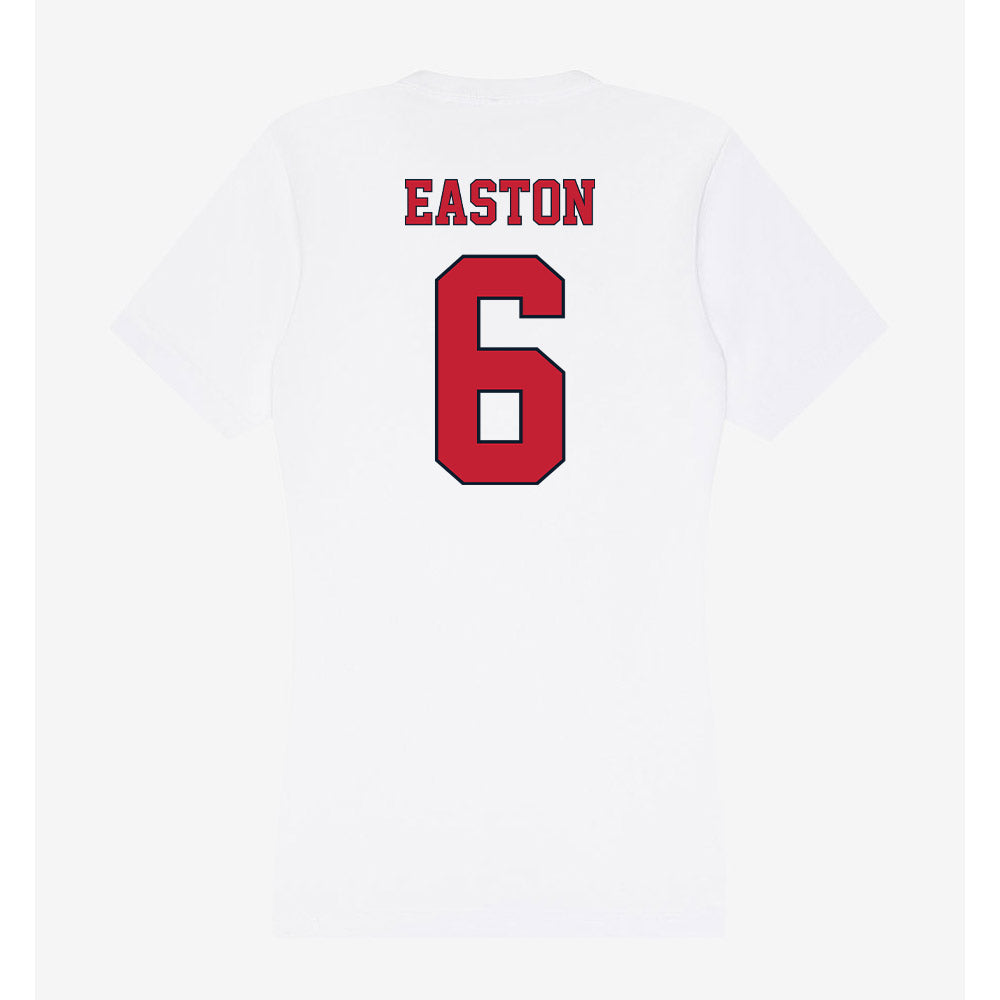 St. Johns - NCAA Men's Lacrosse : James Easton - Women's V-Neck T-Shirt-1