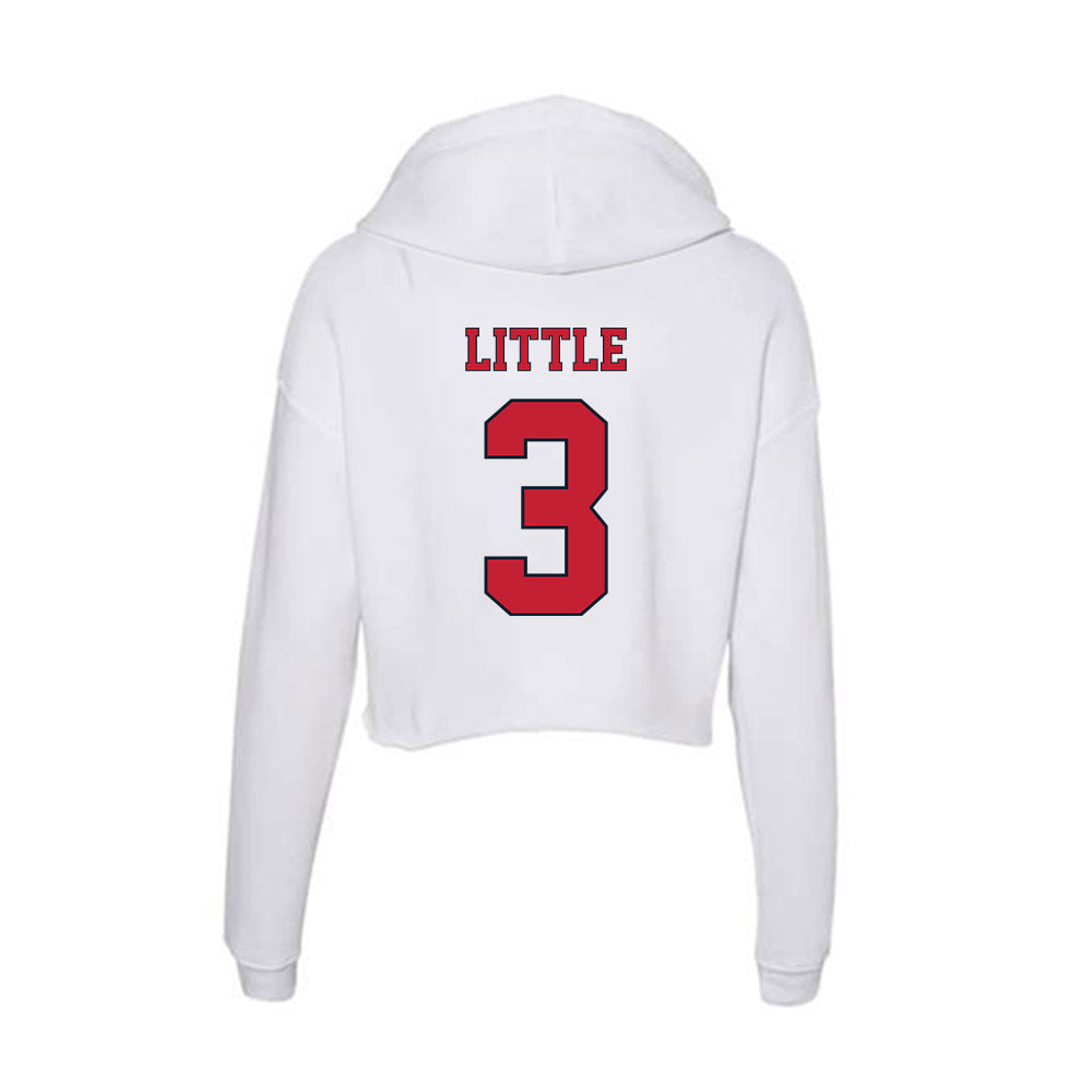 St. Johns - NCAA Women's Basketball : Ariel Little - Women's Crop Fleece Hoodie-1