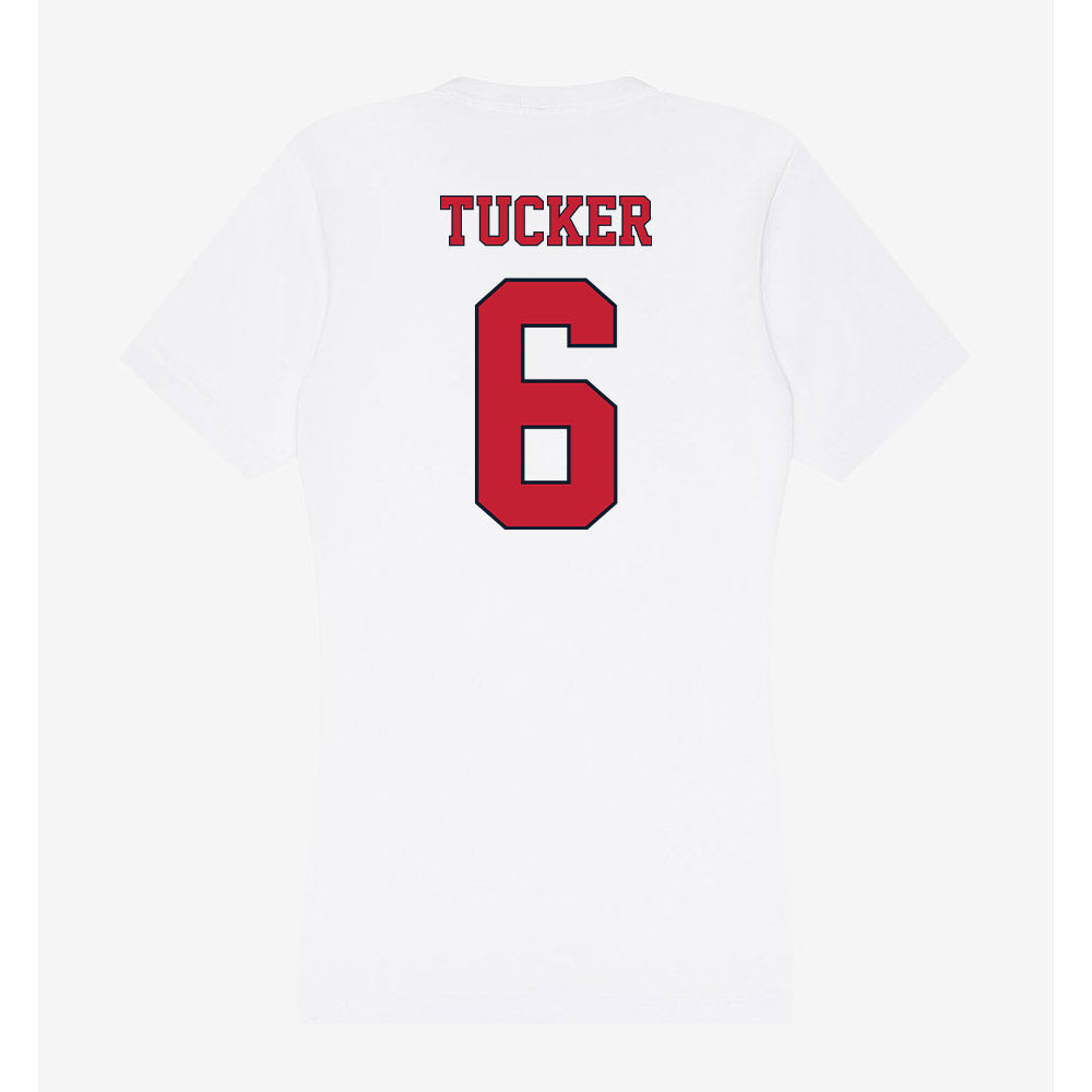 St. Johns - NCAA Baseball : Jackson Tucker - Women's V-Neck T-Shirt-1