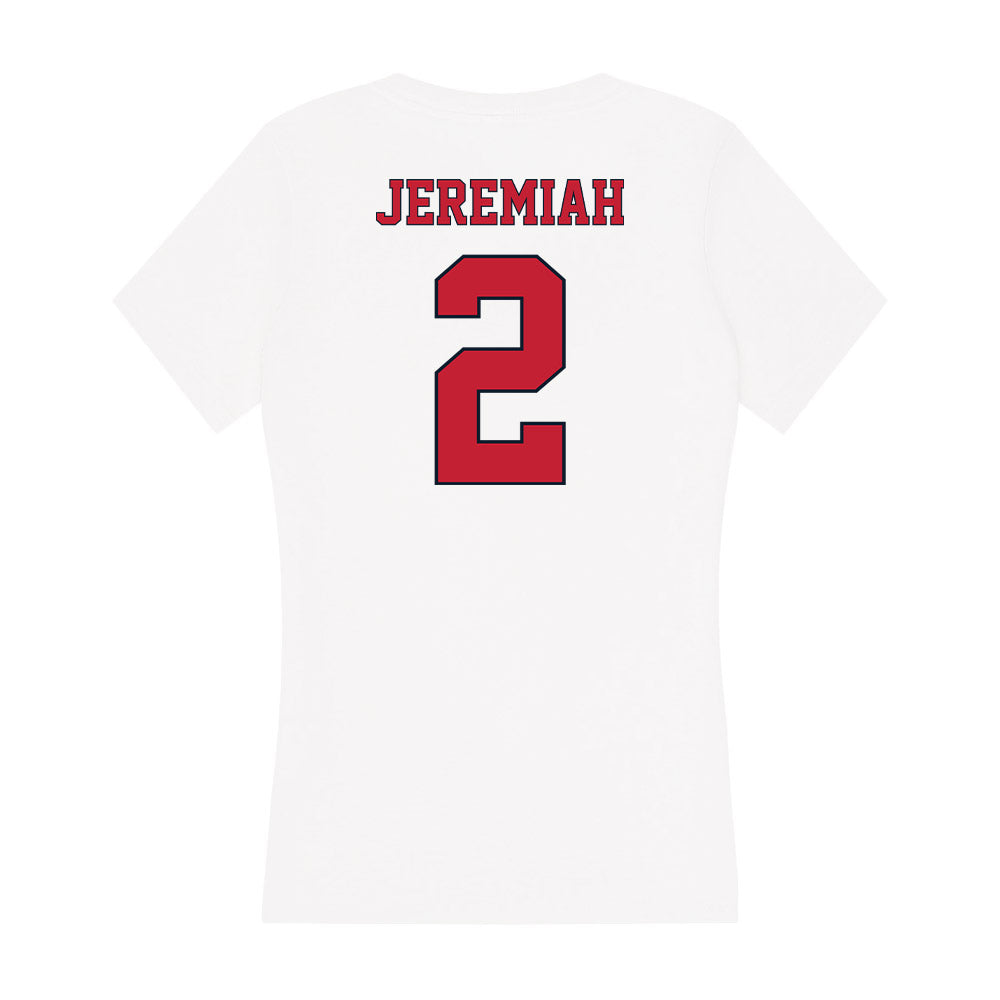 St. Johns - NCAA Baseball : Jace Jeremiah - Women's V-Neck T-Shirt-1
