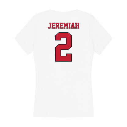 St. Johns - NCAA Baseball : Jace Jeremiah - Women's V-Neck T-Shirt-1