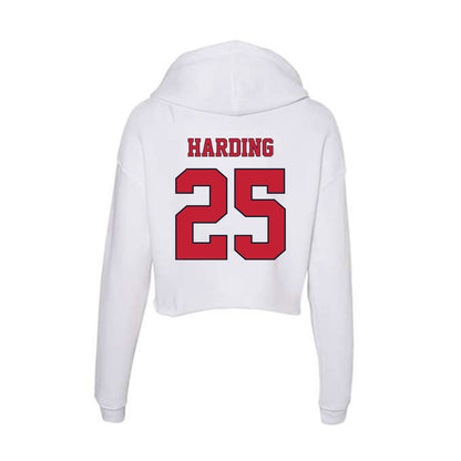 St. Johns - NCAA Baseball : Thomas Harding - Women's Crop Fleece Hoodie-1