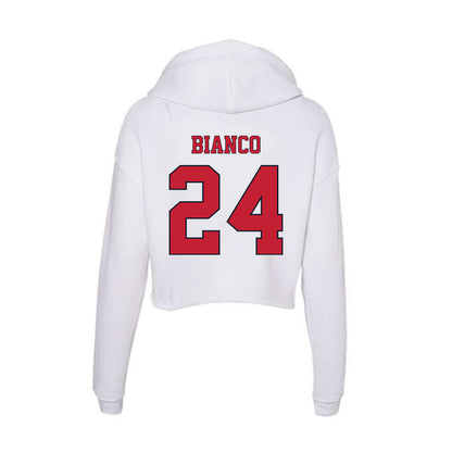 St. Johns - NCAA Softball : Jessica Bianco - Women's Crop Fleece Hoodie-1