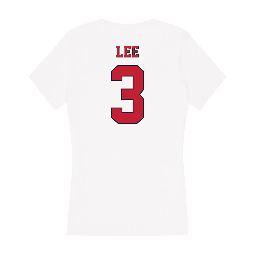 St. Johns - NCAA Men's Lacrosse : Dylan Lee - Women's V-Neck T-Shirt-1