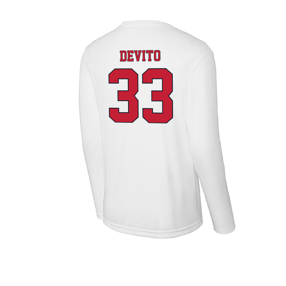 St. Johns - NCAA Baseball : JJ DeVito - Activewear Long Sleeve T-Shirt-1
