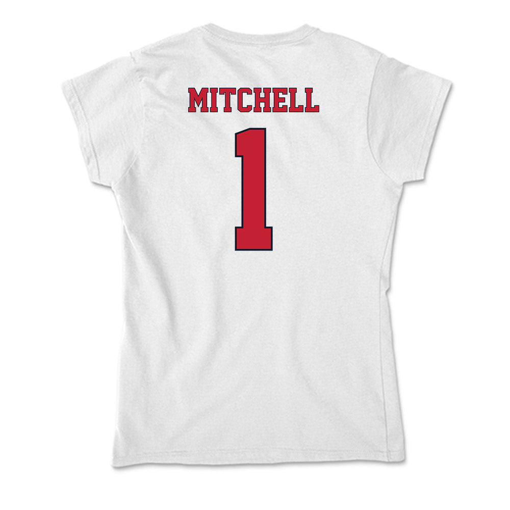 St. Johns - NCAA Men's Basketball : Dillon Mitchell - Soft Style Women’s T-Shirt-1