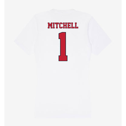St. Johns - NCAA Men's Basketball : Dillon Mitchell - Women's V-Neck T-Shirt-1