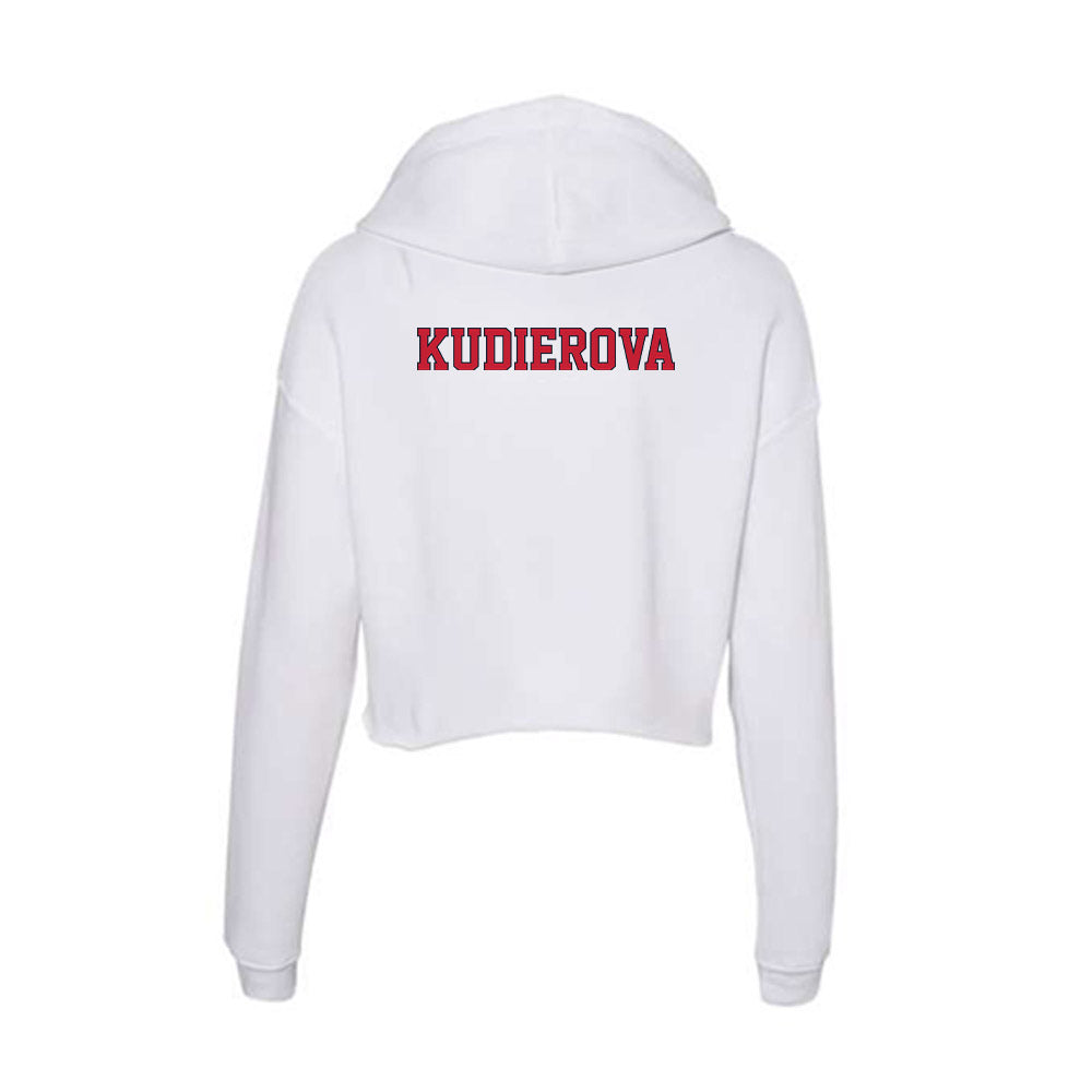 St. Johns - NCAA Women's Fencing : Anastasiia Kudierova - Women's Crop Fleece Hoodie-1