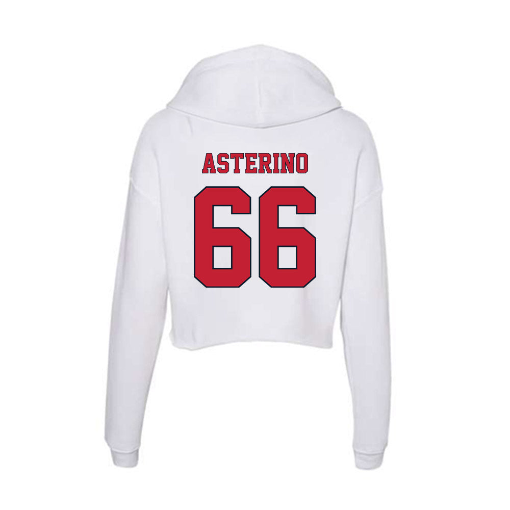 St. Johns - NCAA Men's Lacrosse : Joey Asterino - Women's Crop Fleece Hoodie-1