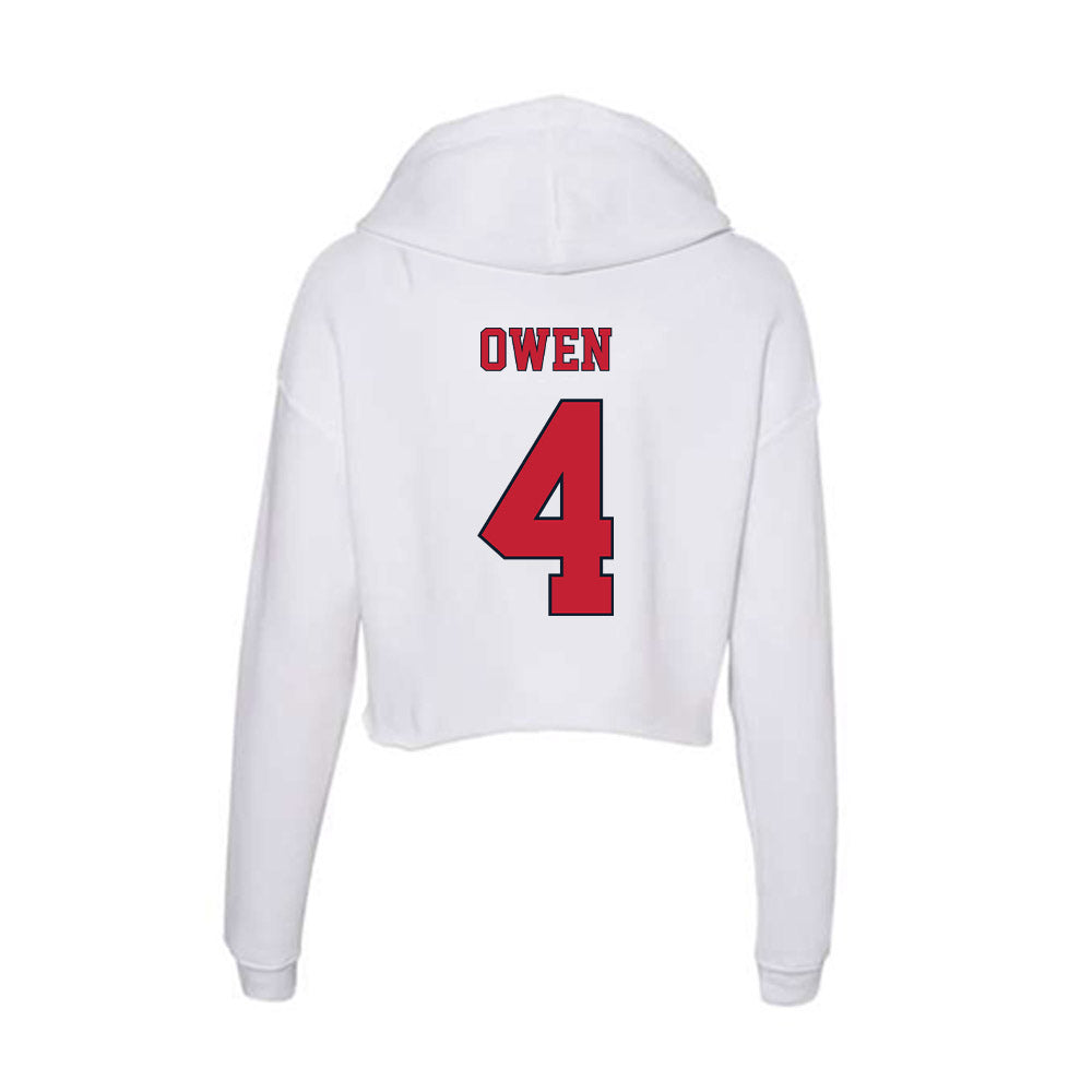 St. Johns - NCAA Women's Basketball : Skye Owen - Women's Crop Fleece Hoodie-1