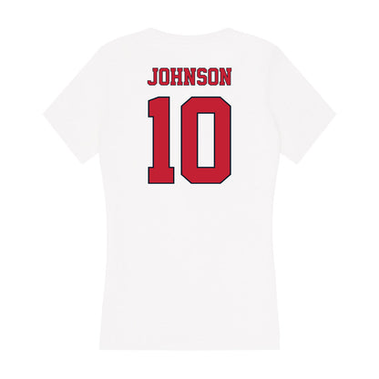 St. Johns - NCAA Baseball : Dylan Johnson - Women's V-Neck T-Shirt-1