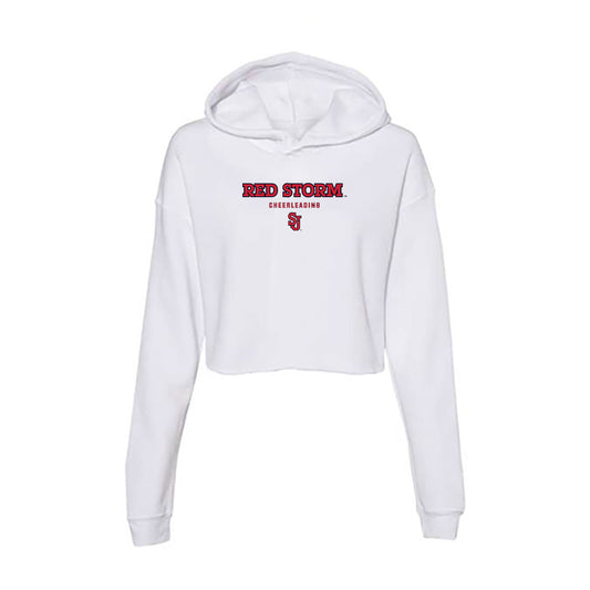 St. Johns - NCAA Cheerleading : Amanda Erlichman - Women's Crop Fleece Hoodie-0
