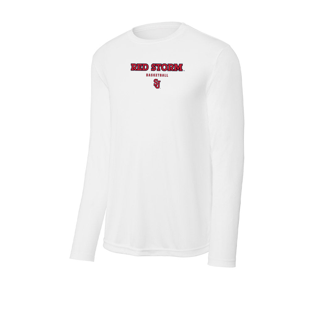 St. Johns - NCAA Women's Basketball : Skye Owen - Activewear Long Sleeve T-Shirt-0
