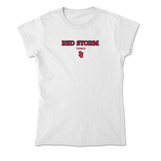 St. Johns - NCAA Women's Tennis : Nicoline Sartz-Lunde - Soft Style Women’s T-Shirt-0