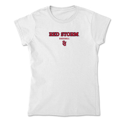 St. Johns - NCAA Baseball : Ryan Adams - Soft Style Women’s T-Shirt-0