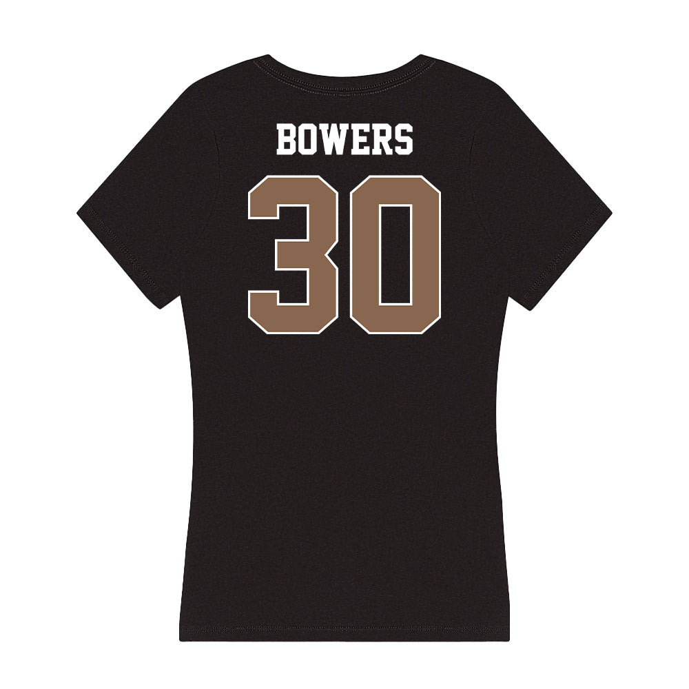 Coastal Carolina - NCAA Baseball : Andrew Bowers - Women's V-Neck T-Shirt-1