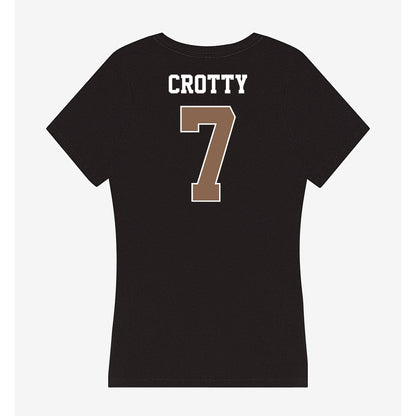 Coastal Carolina - NCAA Women's Soccer : Leah Crotty - Women's V-Neck T-Shirt-1