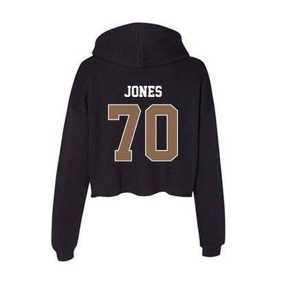 Coastal Carolina - NCAA Football : Daniel Jones - Women's Crop Fleece Hoodie-1