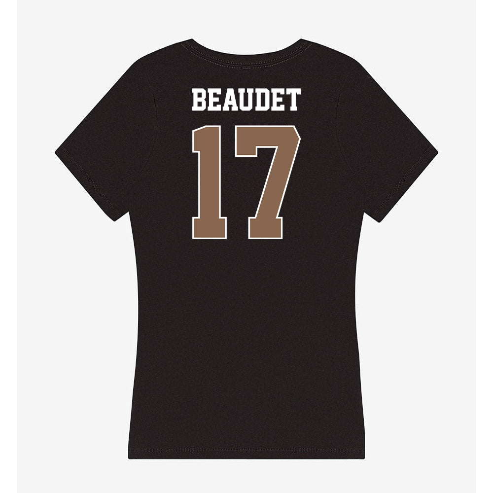 Coastal Carolina - NCAA Women's Lacrosse : Gabi Beaudet - Women's V-Neck T-Shirt-1