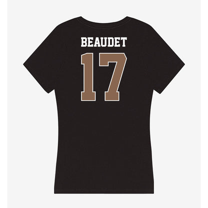 Coastal Carolina - NCAA Women's Lacrosse : Gabi Beaudet - Women's V-Neck T-Shirt-1