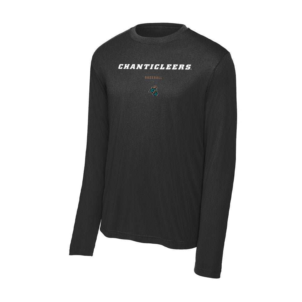 Coastal Carolina - NCAA Baseball : Jaxon Appelman - Activewear Long Sleeve T-Shirt-0