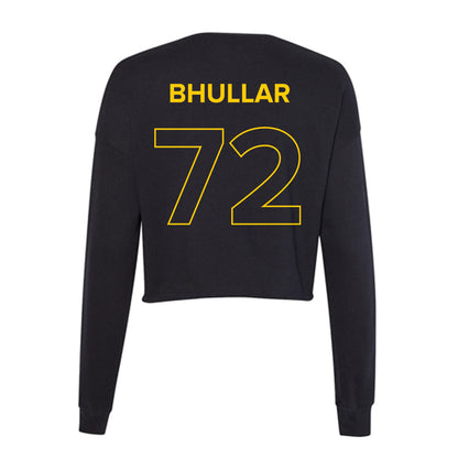 Towson - NCAA Football : Sahil Bhullar - Women's Cropped Crew Fleece-1