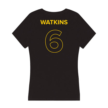Towson - NCAA Football : Winston Watkins - Women's V-Neck T-Shirt-1