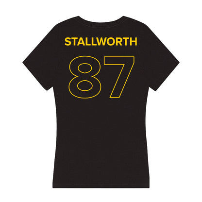 Towson - NCAA Football : Jordan Stallworth - Women's V-Neck T-Shirt-1
