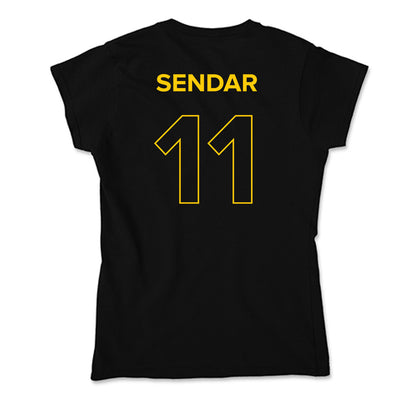 Towson - NCAA Women's Basketball : Alina Sendar - Soft Style Women’s T-Shirt-1