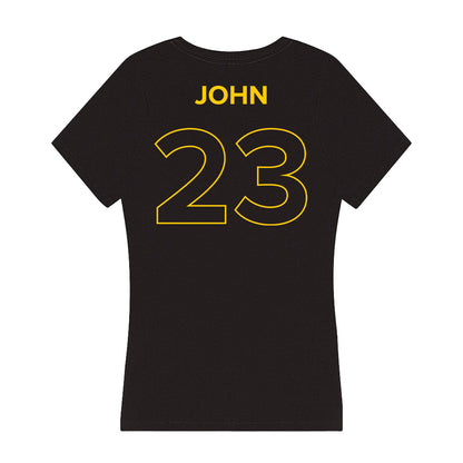 Towson - NCAA Men's Lacrosse : Ryder John - Women's V-Neck T-Shirt-1