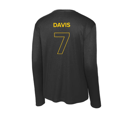 Towson - NCAA Football : Carlos Davis - Activewear Long Sleeve T-Shirt