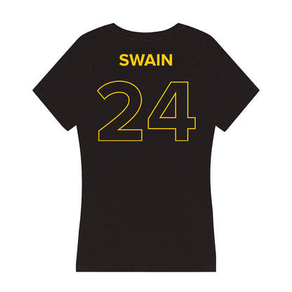 Towson - NCAA Football : Mike Swain - Women's V-Neck T-Shirt-1