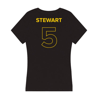 Towson - NCAA Women's Volleyball : Sydney Stewart - Women's V-Neck T-Shirt-1