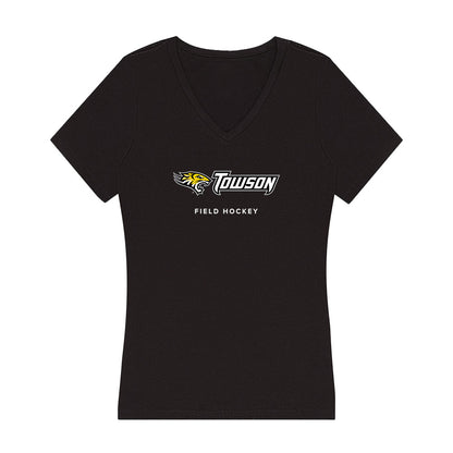 Towson - NCAA Women's Field Hockey : Gianna Tripodi - Women's V-Neck T-Shirt-0