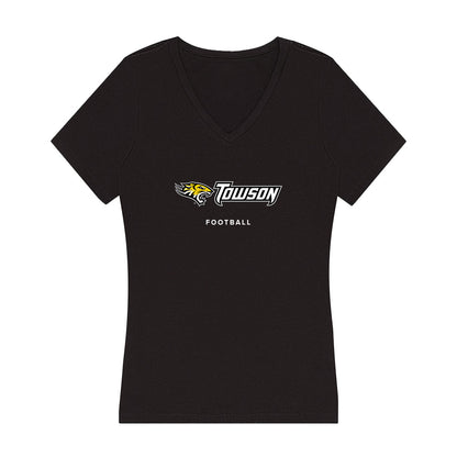 Towson - NCAA Football : Ian Markham-Miller - Women's V-Neck T-Shirt-0
