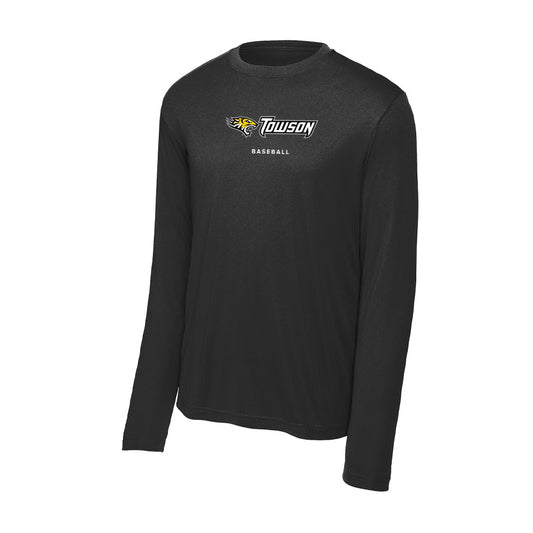 Towson - NCAA Baseball : Aden Knowles - Activewear Long Sleeve T-Shirt-0