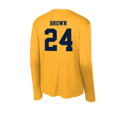 AU - NCAA Men's Basketball : Hayden Brown - Activewear Long Sleeve T-Shirt-1